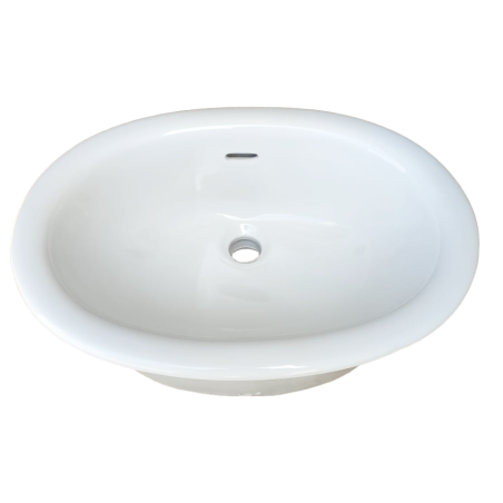 Pozzi Ginori Lavabo Colorado Soprapiano 55,5x41x22,5cm Bianco Lucido