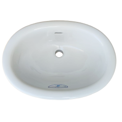 Pozzi Ginori Lavabo Colorado Soprapiano 55,5x41x22,5cm Bianco Lucido