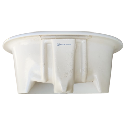 Pozzi Ginori Lavabo Colorado Soprapiano 55,5x41x22,5cm Bianco Lucido