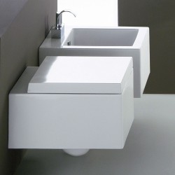 Sedile Wc Compatibile SIMAS FROZEN Soft-Close Copriwater in Plastica Termoindurente Bianco