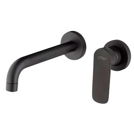 Paini Nove Miscelatore Lavabo Nero Opaco a Muro Interasse 190mm