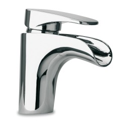 Paini Ovo Miscelatore Lavabo a Cascata Scarico Automatico 1"1/4 Monoforo Cromato